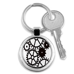 Machine Iron Maintenance Key Chains (round) 