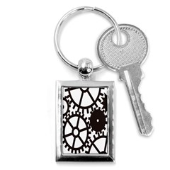 Machine Iron Maintenance Key Chains (rectangle) 