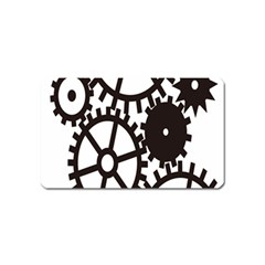 Machine Iron Maintenance Magnet (name Card) by Mariart