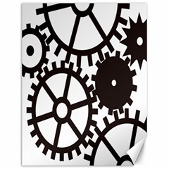 Machine Iron Maintenance Canvas 12  X 16  