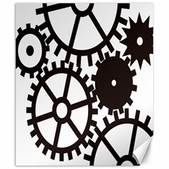 Machine Iron Maintenance Canvas 20  X 24  