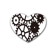 Machine Iron Maintenance Heart Coaster (4 Pack) 