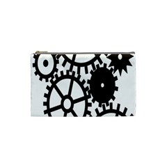 Machine Iron Maintenance Cosmetic Bag (small)  by Mariart