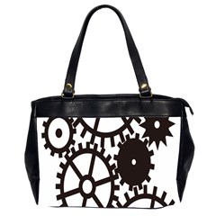 Machine Iron Maintenance Office Handbags (2 Sides) 