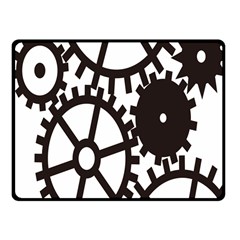 Machine Iron Maintenance Fleece Blanket (small) by Mariart