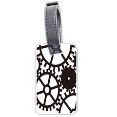 Machine Iron Maintenance Luggage Tags (one Side)  by Mariart