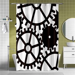 Machine Iron Maintenance Shower Curtain 48  X 72  (small)  by Mariart