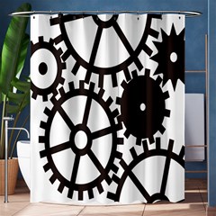 Machine Iron Maintenance Shower Curtain 60  X 72  (medium)  by Mariart