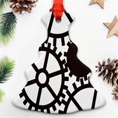 Machine Iron Maintenance Christmas Tree Ornament (two Sides) by Mariart