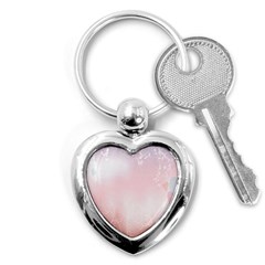 Love Heart Pink Valentine Flower Leaf Key Chains (heart) 