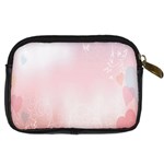 Love Heart Pink Valentine Flower Leaf Digital Camera Cases Back