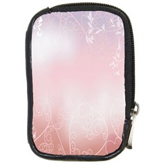 Love Heart Pink Valentine Flower Leaf Compact Camera Cases