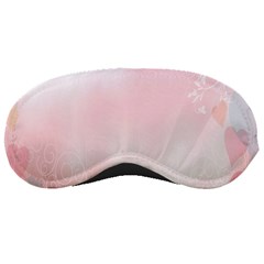 Love Heart Pink Valentine Flower Leaf Sleeping Masks