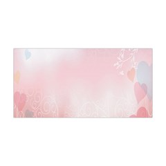 Love Heart Pink Valentine Flower Leaf Yoga Headband