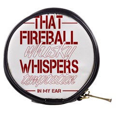 Fireball Whiskey Humor  Mini Makeup Bags by crcustomgifts