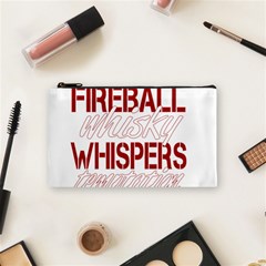 Fireball Whiskey Humor  Cosmetic Bag (small)  by crcustomgifts