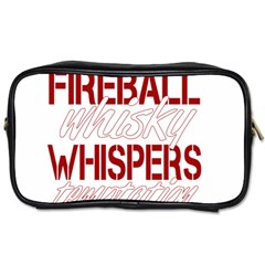 Fireball Whiskey Humor  Toiletries Bags by crcustomgifts