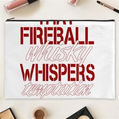 Fireball Whiskey Humor  Cosmetic Bag (xxxl)  by crcustomgifts