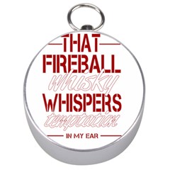 Fireball Whiskey Humor  Silver Compasses by crcustomgifts