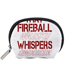 Fireball Whiskey Humor  Accessory Pouches (small)  by crcustomgifts