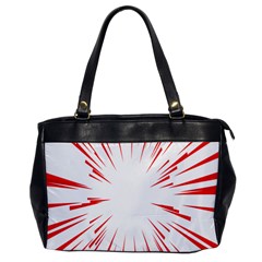 Line Red Sun Arrow Office Handbags by Mariart