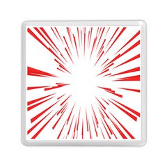 Line Red Sun Arrow Memory Card Reader (square)  by Mariart