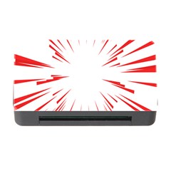 Line Red Sun Arrow Memory Card Reader With Cf by Mariart