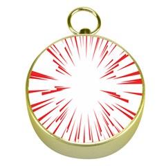 Line Red Sun Arrow Gold Compasses by Mariart