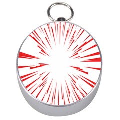 Line Red Sun Arrow Silver Compasses by Mariart