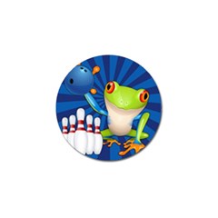 Tree Frog Bowling Golf Ball Marker by crcustomgifts