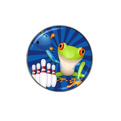 Tree Frog Bowling Hat Clip Ball Marker (4 Pack) by crcustomgifts