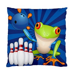 Tree Frog Bowling Standard Cushion Case (one Side) by crcustomgifts