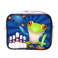 Tree Frog Bowling Mini Toiletries Bags by crcustomgifts