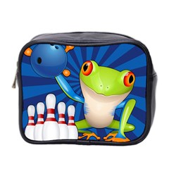 Tree Frog Bowling Mini Toiletries Bag 2-side by crcustomgifts