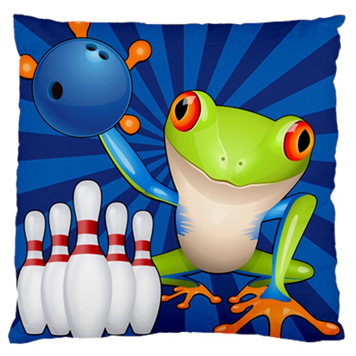 Tree Frog Bowling Large Cushion Case (One Side)