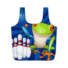 Tree Frog Bowling Full Print Recycle Bags (m)  by crcustomgifts