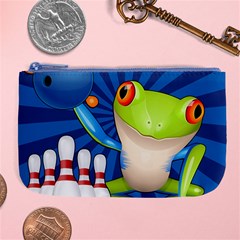 Tree Frog Bowling Large Coin Purse by crcustomgifts