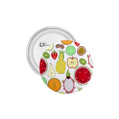 Mango Fruit Pieces Watermelon Dragon Passion Fruit Apple Strawberry Pineapple Melon 1 75  Buttons by Mariart