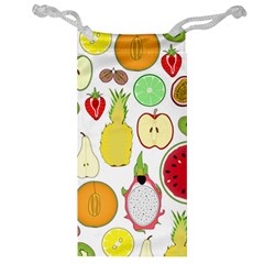 Mango Fruit Pieces Watermelon Dragon Passion Fruit Apple Strawberry Pineapple Melon Jewelry Bag by Mariart