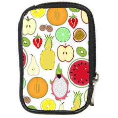 Mango Fruit Pieces Watermelon Dragon Passion Fruit Apple Strawberry Pineapple Melon Compact Camera Cases