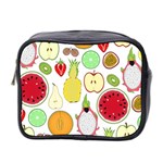 Mango Fruit Pieces Watermelon Dragon Passion Fruit Apple Strawberry Pineapple Melon Mini Toiletries Bag 2-Side Front