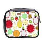 Mango Fruit Pieces Watermelon Dragon Passion Fruit Apple Strawberry Pineapple Melon Mini Toiletries Bag 2-Side Back