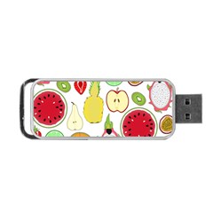 Mango Fruit Pieces Watermelon Dragon Passion Fruit Apple Strawberry Pineapple Melon Portable Usb Flash (two Sides) by Mariart