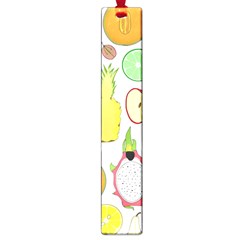 Mango Fruit Pieces Watermelon Dragon Passion Fruit Apple Strawberry Pineapple Melon Large Book Marks by Mariart