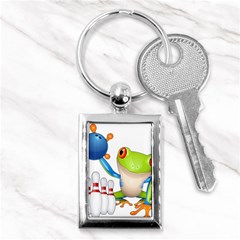 Tree Frog Bowler Key Chains (rectangle) 