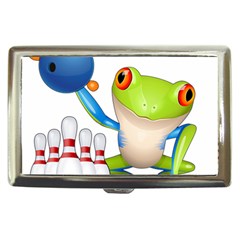 Tree Frog Bowler Cigarette Money Cases by crcustomgifts