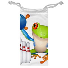 Tree Frog Bowler Jewelry Bag by crcustomgifts