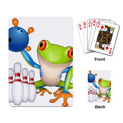 Tree Frog Bowler Playing Card by crcustomgifts