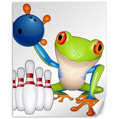 Tree Frog Bowler Canvas 16  X 20   by crcustomgifts