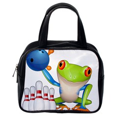 Tree Frog Bowler Classic Handbags (one Side) by crcustomgifts